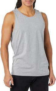 Débardeur de compression en polyester et élasthanne de haute qualité pour hommes, vêtements tricotés d'entraînement musculaire de style décontracté - Product Image 5
