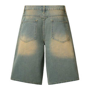 <b>Men's</b> Bulk Street Wear Loose Fit <b>Baggy</b> Blank Oversized Cargo Denim <b>Shorts</b> with Custom Logo <b>shorts</b> for <b>men</b> - Product Image 2