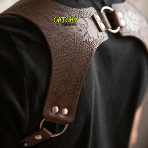 Bretelles en cuir ajustables pour hommes, élégantes et fonctionnelles - Product Image 2