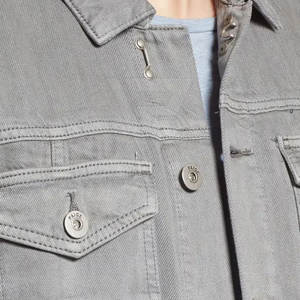 Men's High Quality <b>Button</b>-Up Coat Casual Oversize Jean Jacket Stand Collar Light Fall Winter Outwear New Condition - Product Image 3