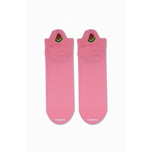 Calcetines Deportivos Unisex con Diseño de Sandía Bordado e Impreso, con Patrón de Cuernos Tejidos, Tipo Botines - Product Image 1