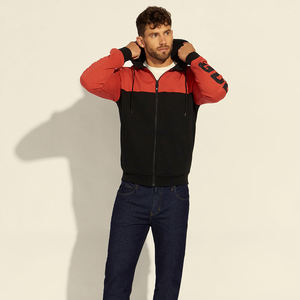 Vente en gros de sweat à capuche pour hommes, poids lourd de qualité supérieure, logo personnalisé brodé, conception zippée, impression bouffante, anti-rétrécissement, bas prix - Product Image 5