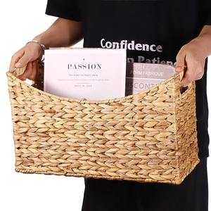 Cesta de Almacenamiento Hecha a Mano con Jacinto de Agua, Cesta de Almacenamiento Ecológica al por Mayor, Hecha en Vietnam - Product Image 5