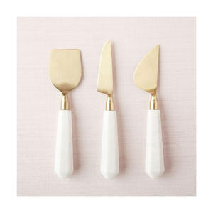 Juego de cuchillos de queso de 4 piezas al por mayor de lujo, cuchillo de queso en blanco, juego de cuchillos de queso de acero inoxidable para el hogar - Product Image 2