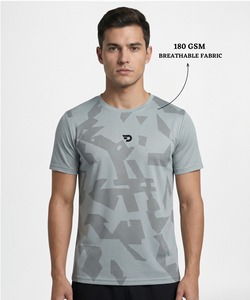 T-shirt en Lycra Dotknit importé GSM 180 Léger Extensible Premium Vêtement décontracté - Product Image 3