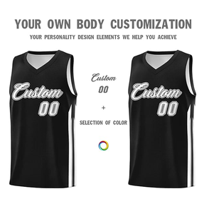 Ensemble de maillots de basket-ball réversibles personnalisés, uniforme de basket-ball sublimé de haute qualité - Product Image 3