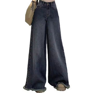 High Quality Custom Washed Breathable Denim Pants Plain Dyed <b>Jeans</b> Men Denim Ripped <b>Jeans</b> Streetwear <b>Baggy</b> Men <b>Jeans</b> - Product Image 6