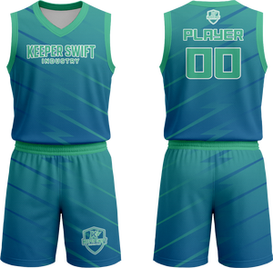 Uniforme de basket-ball personnalisé fabriqué au Pakistan, nouveau design, shorts et maillot d'équipe d'été avec sublimation et couleurs personnalisées - Product Image 1
