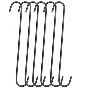 Ustensiles 6 crochets en métal support crochet garde-manger armoire organisateur suspendu support de rangement mural avec produit en vente - Product Image 3