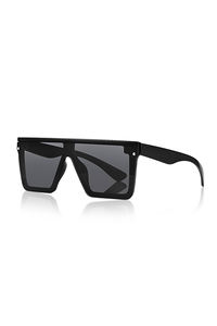 UV400 Protección Nuevo Estilo de Moda Gafas de Sol Unisex Negro 1088 Hecho en Turquía - Product Image 2