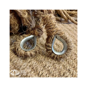 Toldo Rectangular Impermeable de Fibra de Coco Blue Lotus para Uso en Exteriores: Estacionamiento, Playa, Camping, Bodas - Product Image 4