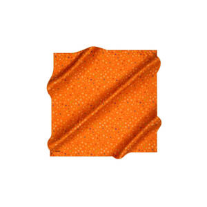 Écharpe en soie orange à motifs géométriques, style vintage, pour l'hiver et l'été - Product Image 1