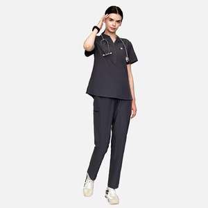 Uniformes de gommage médical femmes gommage infirmière uniforme haut pour l'hôpital Service OEM - Product Image 3