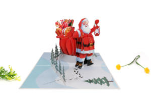 Xmas Handmade <b>Paper</b> <b>Crafts</b> Custom 3D Pop-Up <b>Christmas</b> Invitations Artificial <b>Paper</b> Style Souvenir Handicraft for Merry <b>Christmas</b> - Product Image 5