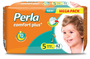 Perla ผ้าอ้อมเด็กขนาดใหญ่พิเศษแบบใช้แล้วทิ้งผ้าอ้อม No.6คุณภาพสูงพิมพ์ลายกันรั่วสำหรับฝึกหัดแบบดึงขึ้น XXL ขนปุยขนาดใหญ่ - Product Image 6