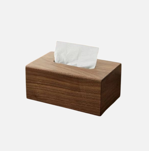 Caja de pañuelos hecha de madera de nogal natural para uso en la oficina, fabulosa caja de pañuelos, mesa de centro, servilletero de artículos de Hotel al precio más bajo - Product Image 6