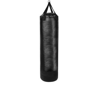 Saco de boxeo estampado personalizado de alta calidad, saco de boxeo de entrenamiento colgante de Material PU de cuero genuino con arenas con logotipo personalizado - Product Image 3