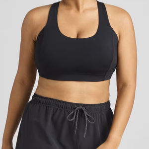 Directo del fabricante Sujetador deportivo simple con características transpirables Sujetador de yoga fácil de usar personalizable - Product Image 1