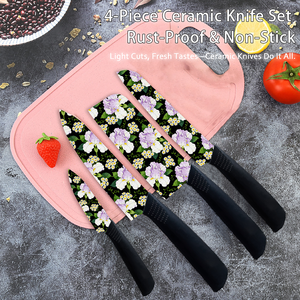 Cuchillo de Chef de Cerámica con Mango de Plástico, Diseño Ambidiestro y Duradero para Cocina, Envío Rápido - Precio de Fábrica - Product Image 6