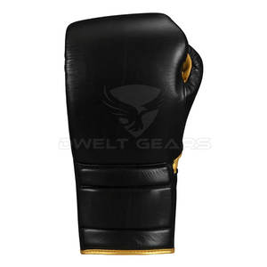 2025 venta al por mayor disponible cordones guantes de boxeo guantes de entrenamiento de cuero PU Premium con soporte de muñeca - Product Image 4