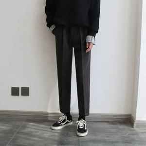 Pantalones de nuevo diseño al por mayor 2025 para hombre, pantalones informales de color sólido con estampado personalizado, ajustados a sus pantalones de marca personalizados - Product Image 2