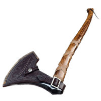 Hache professionnelle en acier Damas, tête forgée artisanal, manche en bois dur, outil d'extérieur, hache en acier Damas