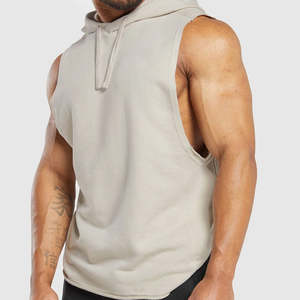 Fashion Fit Men Sleeveless <b>Hoodies</b> <b>Gym</b> Workout Pullover Athletic Training Wear Lightweight Comfortable Modern large size - Product Image 6