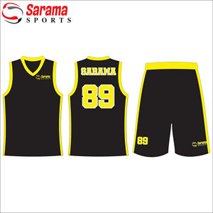 Uniforme de basket-ball conception Unique de motif de maillot de basket-ball impression numérique par Sublimation complète Services Oem - Product Image 1