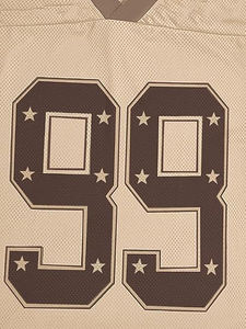 แฟชั่นใหม่เสื้อยืดฟุตบอลผ้าคอตตอนสำหรับผู้ชายเสื้อตาข่าย100% ฟุตบอลทรงหลวมดีไซน์ฟรี - Product Image 6