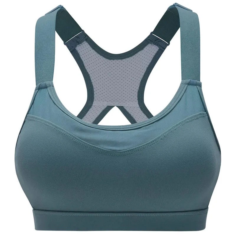 New Design Lightweight High Support Seamless Sports Bra Comfortable Fashion Fitness Gym Yoga Wear Front Customizable Colors Logo