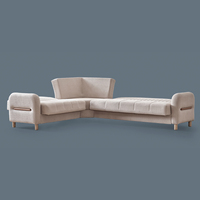 Canapé-lit convertible et extensible, mobilier turc moderne et traditionnel, idéal pour la maison, l'appartement ou l'hôtel, revêtement en velours rafraîchissant