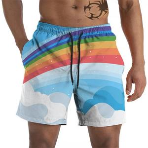 Pantalones cortos de playa para hombre, pantalones cortos de playa con gráficos para hombre, pantalones cortos coloridos con estampado 3D, pantalones cortos de verano, ropa de calle suelta para nadar - Product Image 4