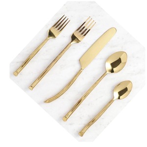 Fournitures en gros de l'Inde argent poli dîner ensemble de couverts de luxe couverts en acier inoxydable pour la maison ustensiles de cuisine - Product Image 4