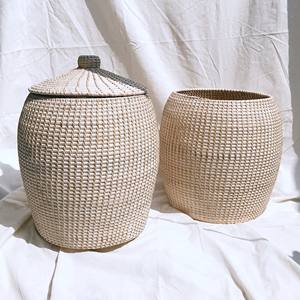 Cestas de mimbre tejidas a mano al por mayor para artículos del hogar, cestas y contenedores más vendidos. - Product Image 5