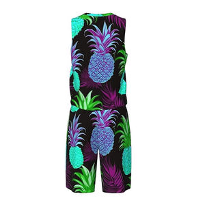 Nouvel arrivage d'uniformes de basket-ball de haute qualité avec impression par sublimation vêtements de sport d'été en polyester grande taille et respirants - Product Image 3