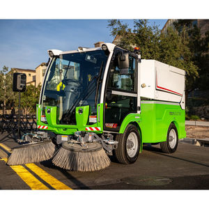 เครื่องกวาดถนนไฟฟ้าแบบอัตโนมัติพร้อมเครื่องยนต์สำหรับทำความสะอาดถนนและพื้นทนทาน - Product Image 3