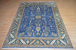 Hariz Bizard พรมขนสัตว์แบบถักแบบโบราณขนาด9x12ชุดพรมทอสไตล์เปอร์เซียใหม่ชุดพรมพื้นที่แบบแอบสแตรก - Product Image 2