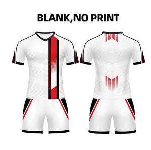 Uniformes de football personnalisés pour hommes, vêtements de sport de football en polyester respirant avec logo du club, maillot haut et short pour l'entraînement - Product Image 3