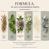 Tetes Herbal Standar untuk Tidur & Imunitas dengan Kompleks Valerian Passionflower L-Theanine untuk Kesehatan Sehari-hari Dewasa Produsen OEM