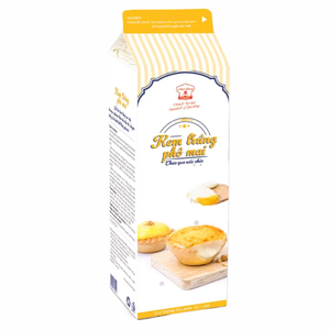 Crème non laitière de qualité supérieure, expédition immédiate, OEM/ODM, HALAL, pour boulangerie, crème de fromage, crème aux œufs, crème aux œufs non cuits, 1 kg, fournisseur d'exportation - Product Image 1