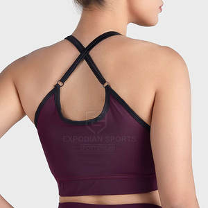 Nouvelle arrivée Soutien-gorge de sport respirant pour femmes de haute qualité Bretelles réglables sur le devant Coussinets amovibles-Vêtements de fitness à soutien élevé pour la salle de sport/yoga - Product Image 4