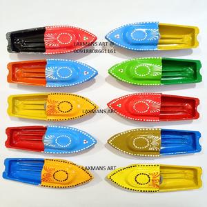 เรือป๊อปทำมือทาสีทำด้วยมือเรือของเล่นดีบุกเรือไอน้ำของเล่นเรือพัตเรือตุ๊กตุ๊กเรือป๊อปจากอินเดีย - Product Image 1