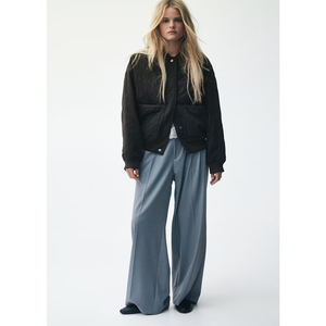 <b>Women's</b> Quilted <b>Down</b> Bomber <b>Jacket</b> Wholesale Custom Logo Winter Outerwear Hot Sale Latest Design Fashionable <b>Lightweight</b> Warm - Product Image 6