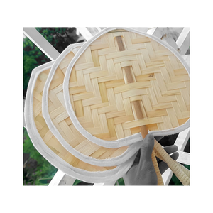 99 GD-Natural Bamboo Handfan Hoja de Palma Producto vietnamita Artesanía Moda y tradicional Handfan - Product Image 3