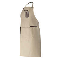 Tabliers de chef de cuisine résistants à l'huile et imperméables en coton avec logo personnalisé de haute qualité avec poches Tabliers à bavette