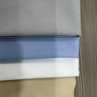 Tissu de chemise en popeline CVC STOCK, motif chevrons uni, toucher doux, couleurs riches, résistant aux taches, respirant, léger