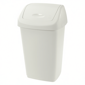 Cubo de Basura con Tapa Abatible AURORA de 9 Litros en Blanco, Modelo 8101386112 para Tontarelli - Product Image 2
