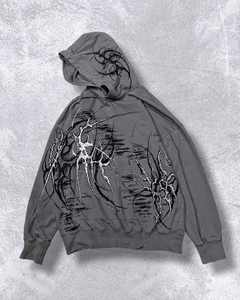 เสื้อฮู้ดผู้ชายแบบรูดซิปรูดซิปมีซิปปรับแต่งได้สำหรับฤดูหนาวผ้าฝ้าย100% - Product Image 1