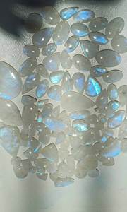 หินควอตซ์พลอยมูนสโตนธรรมชาติสำหรับทำเครื่องประดับส่งออกสุดๆ - Product Image 5