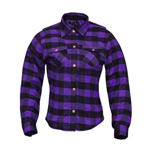 Chemise de moto en flanelle pour homme avec armure, chemise de moto de protection - Product Image 2